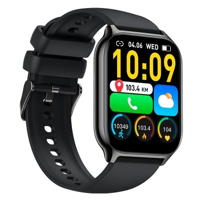 Cool |  Smartwatch COOL Nova Silicone Preto (Chamadas, Desporto, Saúde)