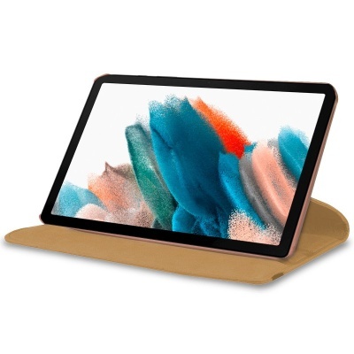 Cool | Capa para Samsung Galaxy Tab A8 X200 / X205 Couro Rosa Dourado 10,5 polegadas