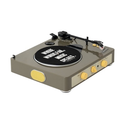 Gadhouse | Gira-discos Brad Retro MK ll Grey