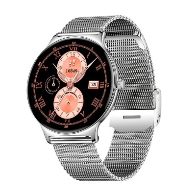 Smartwatch COOL Ultrathin + 2 Correias (AMOLED, Chamadas, Desporto Saúde) Cinza