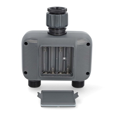 Dispositivo cinzento para pilhas com tampo removível