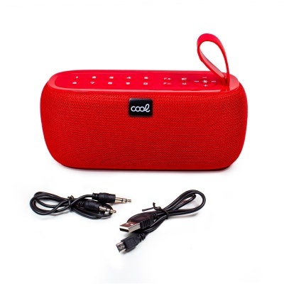 Cool | Coluna Universal Music Bluetooth COOL 10W Vermelho