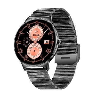 Smartwatch COOL Ultrathin + 2 Correias (AMOLED, Chamadas, Desporto Saúde) Preto
