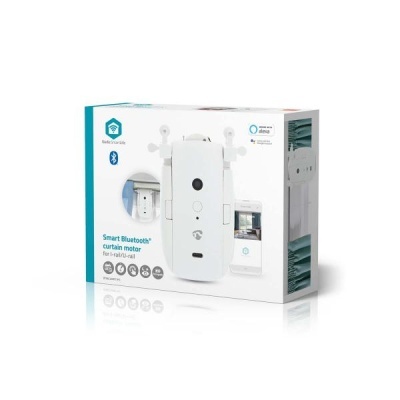 SmartLife Curtain Robot I Rail / U Rail | Cortinas / Drapes | Alimentado por bateria / Alimentado por USB | 4000 mAh | Bluetooth® | Branco SmartLife Curtain Robot I Rail / U Rail | Cortinas / Drapes | Alimentado por bateria / Alimentado por USB | 4000 mAh | Bluetooth® | Branco