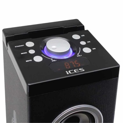 Coluna com Bluetooth, rádio FM PLL, USB e leitor SD - New York Liberty