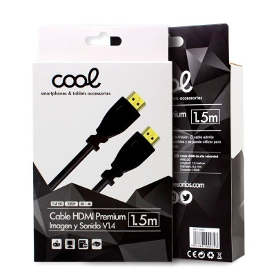 Cool | Cabo HDMI a HDMI Audio-Video Universal (1.5 m) Ultra 4K