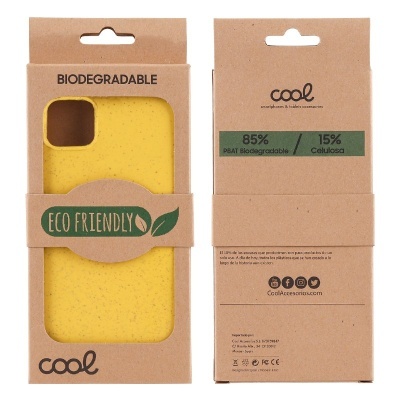 Cool | Capa COOL para iPhone 14 Pro Eco Biodegradável Amarelo