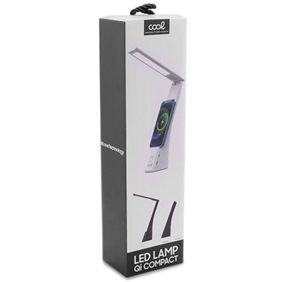 Cool | Lâmpada LED com carregamento sem fio Qi Base COOL Compact Branco