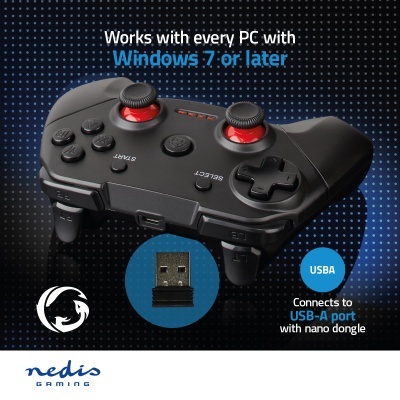 Nedis | Gamepad s/ Fios