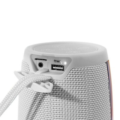 Cool | Coluna universal para música Bluetooth COOL LED (14 W) Branco