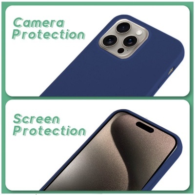 Cool | Capa para iPhone 15 Pro Max Eco Biodegradável Marinho