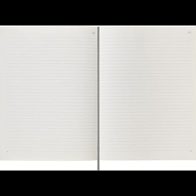 Moleskine | Moleskine Smart Notebook, sistema de escrita inteligente, bloco de notas digital com capa dura, páginas pautadas e fecho elástico, tamanho extra grande 19 x 25 cm, cor preta