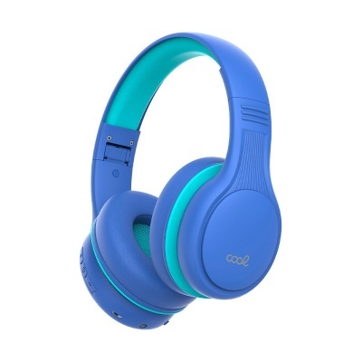 Cool | Auscultadores Estéreo Bluetooth Infantis Kids Azul (Volume Máximo Limitado)