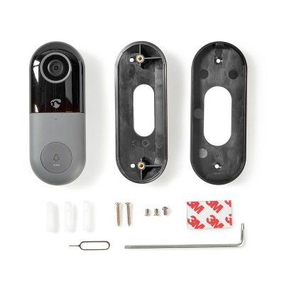 Nedis | Vídeo porteiro Smartlife com sensor de movimento e visão noturna Cinza/Preto