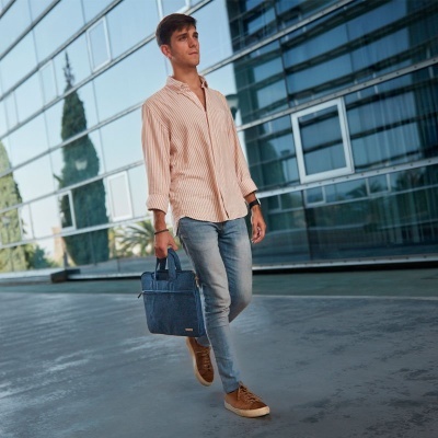 Cool | Pasta para Portátil COOL Sigma Blue de 15-17 polegadas