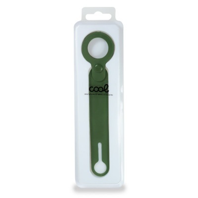 Cool | Chaveiro Loop COOL Protetor em Silicone Compatível com AirTag Verde
