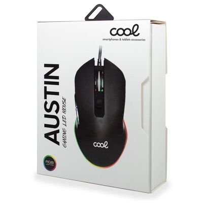 Cool | Mouse Gaming USB RGB (Iluminação) COOL Austin Preto