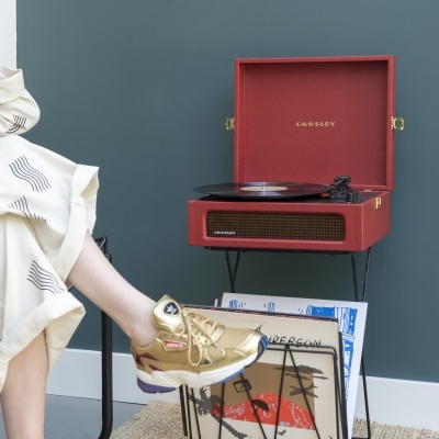 Gira-discos Crosley Voyager Burgundy