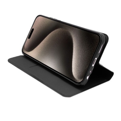 Cool | Capa com abertura lateral para iPhone 15 Pro Max Elegance Preto