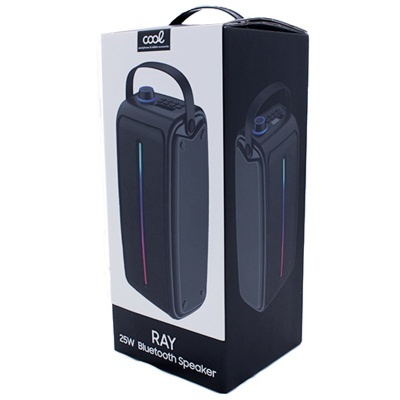 Cool | Coluna universal para música Bluetooth Ray (25 W) preto