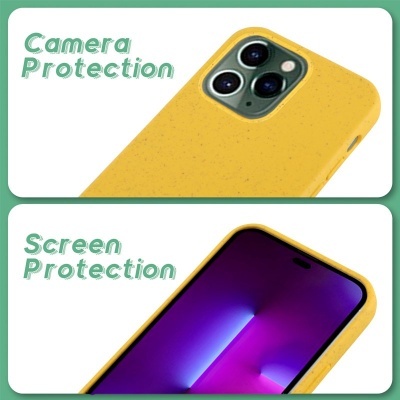 Cool | Capa COOL para iPhone 14 Pro Eco Biodegradável Amarelo