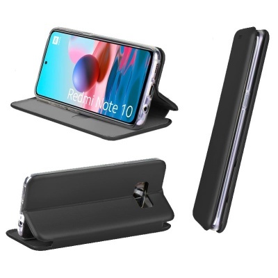 Cool | Capa Protetora Flip Cover para Xiaomi Redmi Note 10 Elegance Black