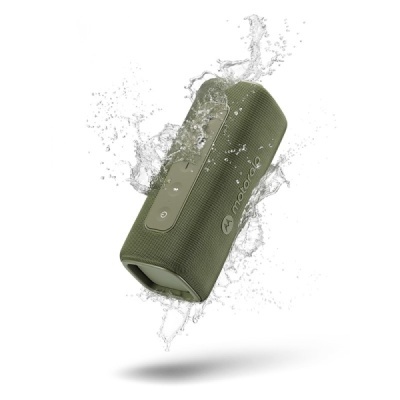 Coluna Motorola ROKR 600 portátil - 30 W - Bluetooth 5.3 - IP67 - 12 horas de autonomia - Cor verde Coluna Motorola ROKR 600 portátil - 30 W - Bluetooth 5.3 - IP67 - 12 horas de autonomia - Cor verde