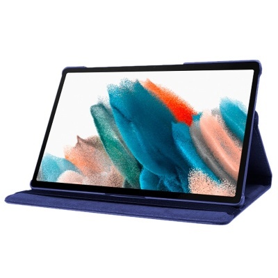Cool | Capa para Samsung Galaxy Tab A8 X200 / X205 Couro Liso Azul 10,5 polegadas