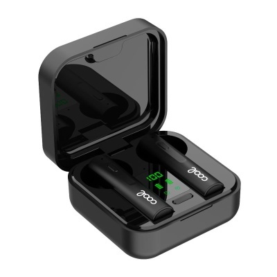 Cool | Auriculares estéreo Bluetooth Dual Pod sem fio TWS COOL Solar Preto Cool | Auriculares estéreo Bluetooth Dual Pod sem fio TWS COOL Solar Preto