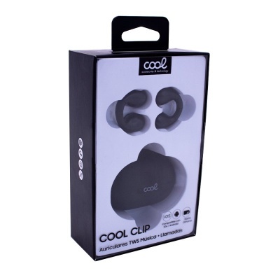 Auriculares Estéreo Bluetooth Dual Pod COOL Clip Preto