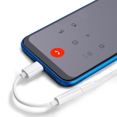 Cool | Adaptador Conector Tipo C para Jack 3,5 mm (Digital e Universal) Branco