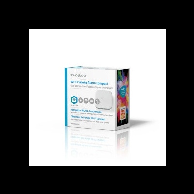 Nedis | Detector de Fumo |Wi-Fi | Alimentado por baterias |