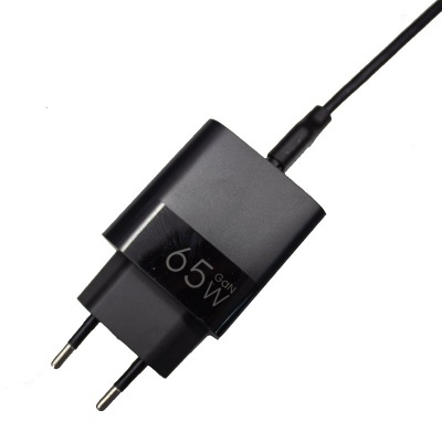 Cool | Carregador Universal Ultra Fast PD Tipo-C + USB COOL (65W + Cable Tipo-C) GaN Preto Cool | Carregador Universal Ultra Fast PD Tipo-C + USB COOL (65W + Cable Tipo-C) GaN Preto