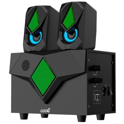 Cool | Equipamento de áudio para PC COOL Gaming LED USB 15W