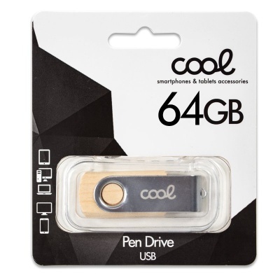 Cool |  Pen Drive USB x 64 GB 2.0 COOL Wood