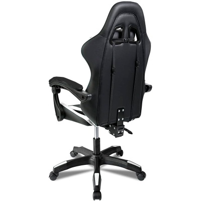 Cadeira Gaming Premium COOL Rest Preto-Branco (Apoio pes)