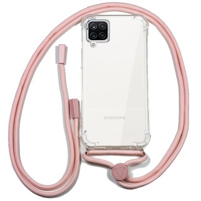 Capa COOL para Samsung A125 Galaxy A12 / M12 Cordão Rosa