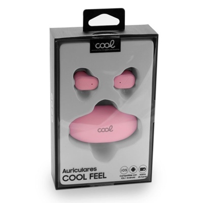 Cool | Auriculares estéreo Bluetooth Dual Pod COOL Feel Rosa