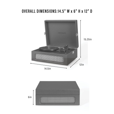 Gira-discos Crosley Voyager Cocoa