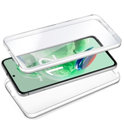 Cool | Capa de silicone COOL 3D para Xiaomi Redmi Note 12 5G / Poco X5 5G (frente transparente + traseira)