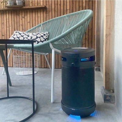 Nedis | Coluna Bluetooth® Party Boombox | 3.5 hrs | 4.1 | 150 W | AUX / USB | IPX5 | TWS | Party lights | Preta / Cinza