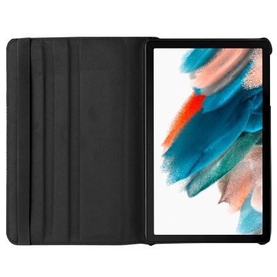 Cool | Capa para Samsung Galaxy Tab A8 X200 / X205 Couro Liso Preto 10,5 polegadas