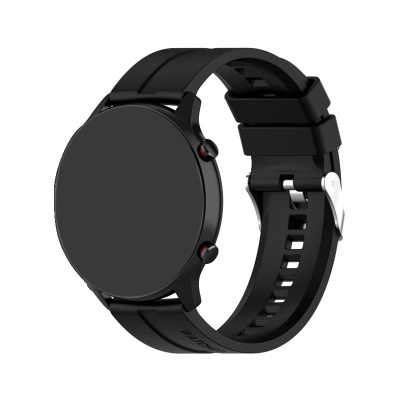 Cool | Pulseira Universal 22mm Amazfit GTR / Stratos / Huawei / Samsung / COOL Elite Rubber Preto