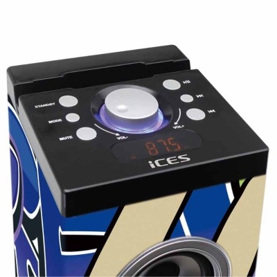 Coluna com Bluetooth, rádio FM PLL, USB e leitor SD - Tags