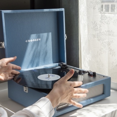 Crosley | Gira-discos Voyager | Washed Blue