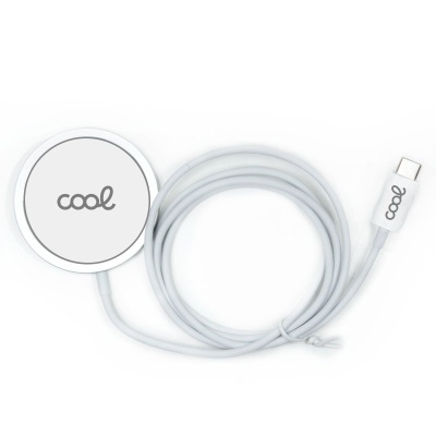 Cool | Dock Base Carregador MAGNÉTICO Smartphones Sem Fio Qi COOL Branco