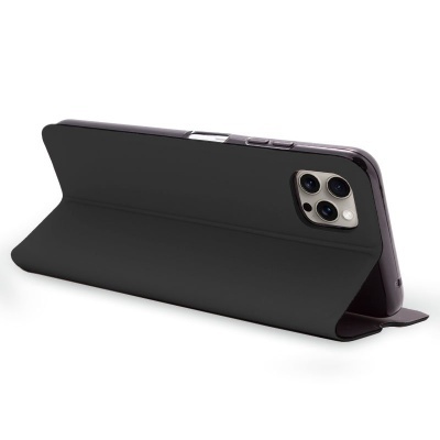 Cool | Capa com abertura lateral para iPhone 15 Pro Max Elegance Preto