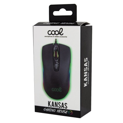 Cool | Mouse para jogos USB (iluminação) COOL Kansas Preto