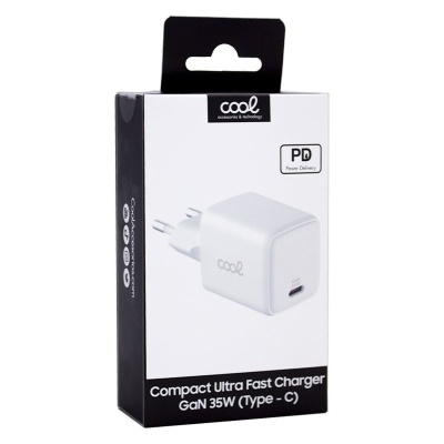 Cool | Carregador de rede Universal Ultra Fast Charger (PD) Type-C (35W) Branco