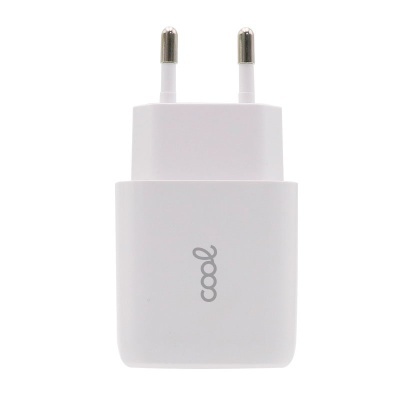 Cool | Carregador rápido universal (PD) Dual Type-C/USB COOL Network Charger (20 W) Branco